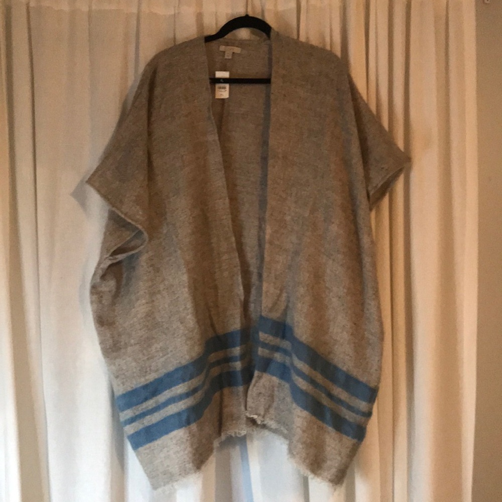 Loft poncho sweater NEW